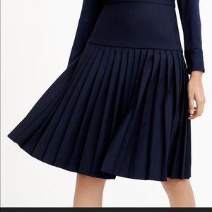 J.Crew Pleated Skirt Super 120’s P4